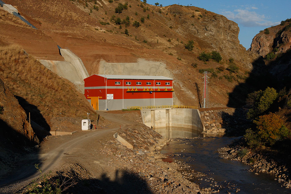 Sümer Hidroelektrik Santrali sahası